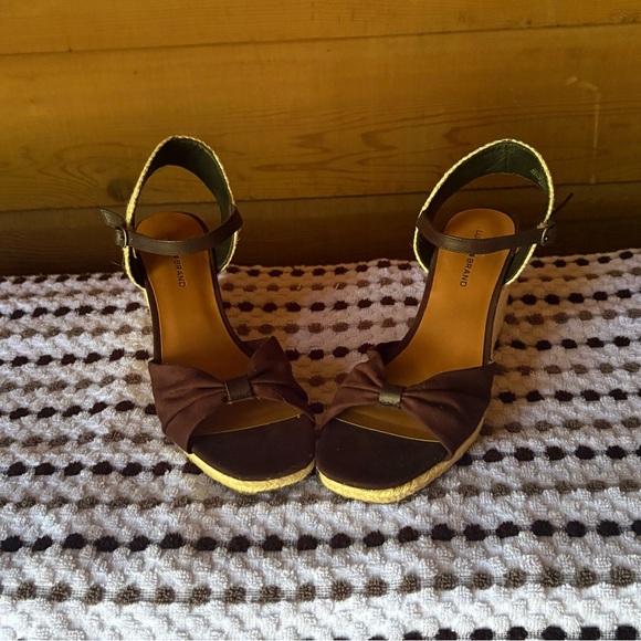 Lucky Brand Women’s Black Espadrille Wedges - Size 8 1/2 - Picture 2 of 11